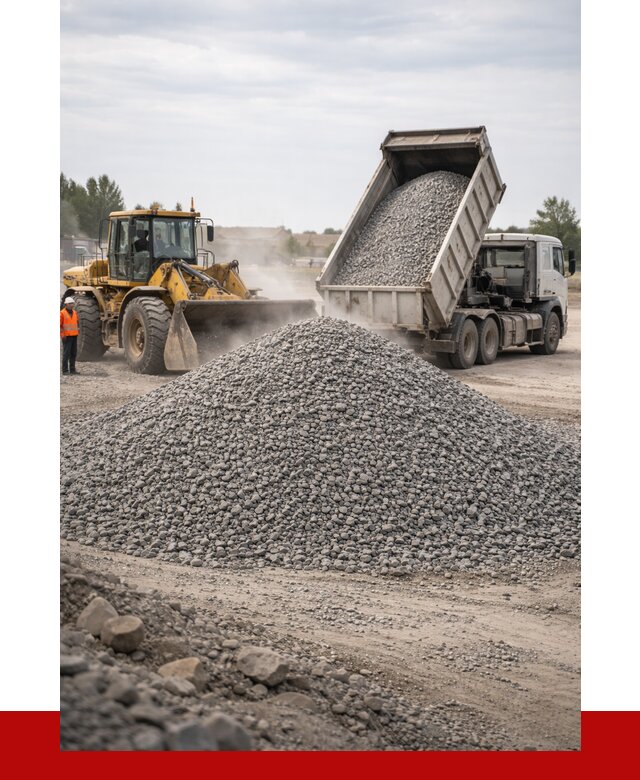 Купить щебень с доставкой в Белогорске от 2551 руб. | ПРОНЕРУДБгк