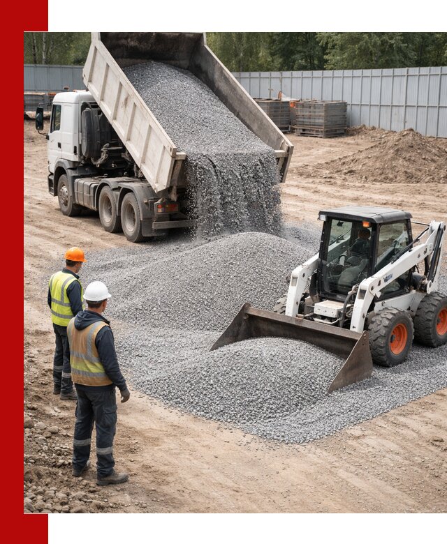 Доставка и продажа гранитного щебня фракции 0-5 в Белогорске