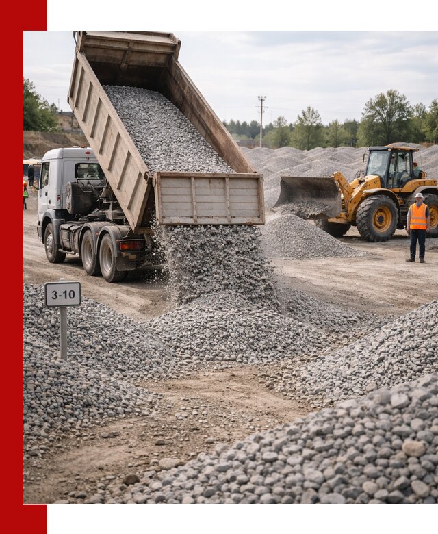 Гранитный щебень фракции 3–10: доставка и продажа в Белогорске