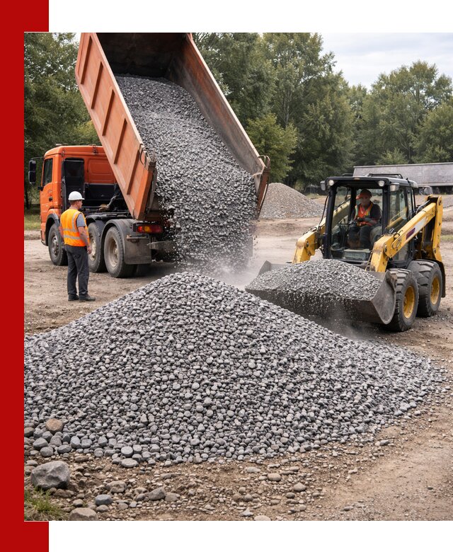 Купить гранитный щебень фракции 5–10 в Белогорске с доставкой