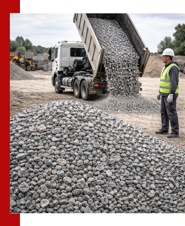 Доставка и продажа гранитного щебня фракции 5-20 в Белогорске