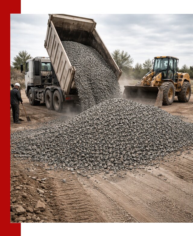 Гранитный щебень фракция 10-20 с доставкой в Белогорске