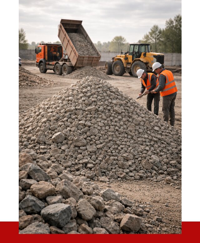 Гранитный щебень фракция 40-70 в Белогорске от 2551 руб ПРОНЕРУДБгк