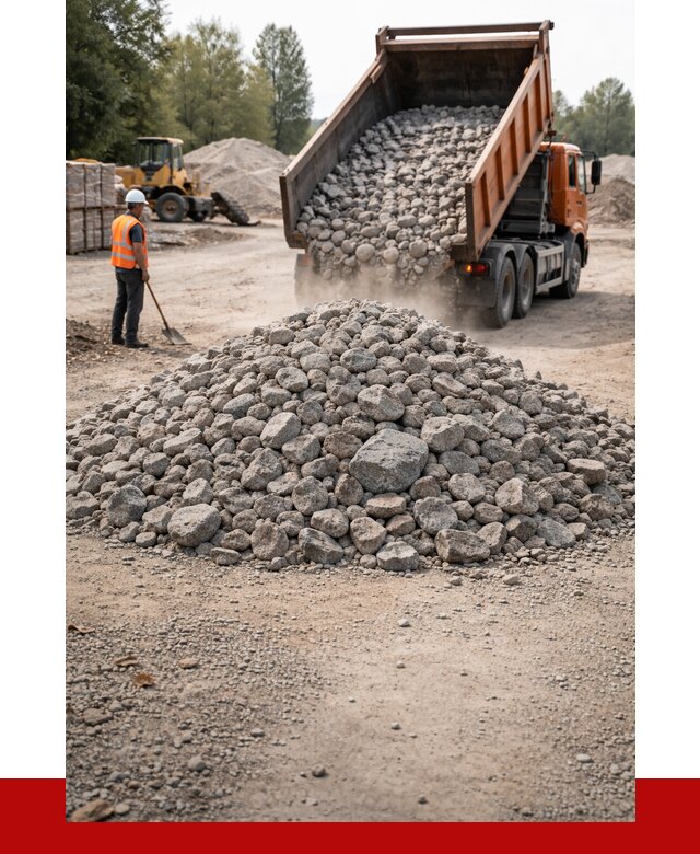 Гранитный щебень фракция 70-150 в Белогорске от 1683 | ПРОНЕРУДБгк