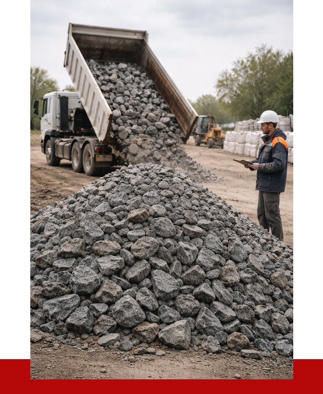 Гранитный щебень фракция 100-200 в Белогорске от 4285 р. ПРОНЕРУДБгк