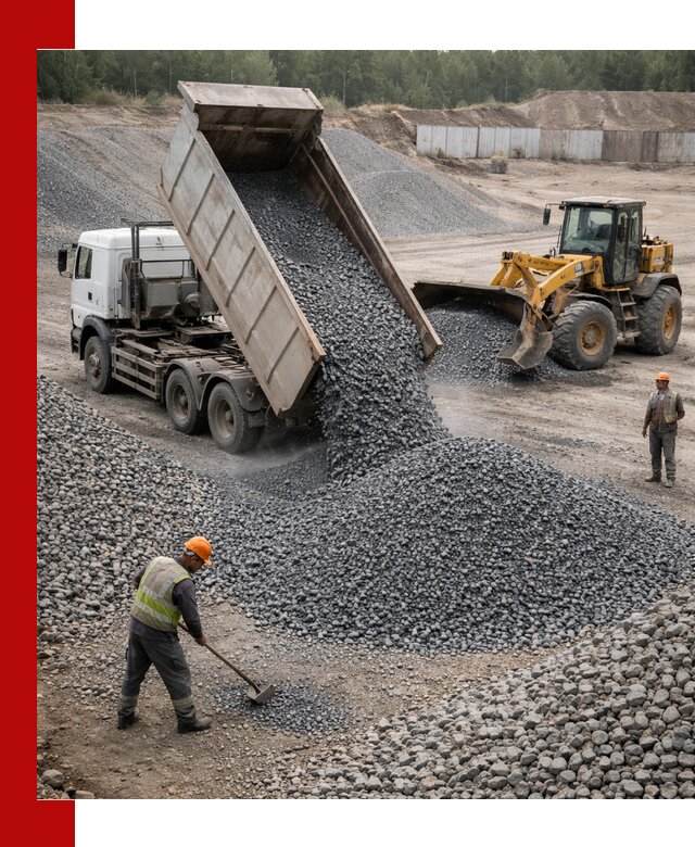 Щебень габбро-диабаз фр. 5-20 с доставкой в Белогорске