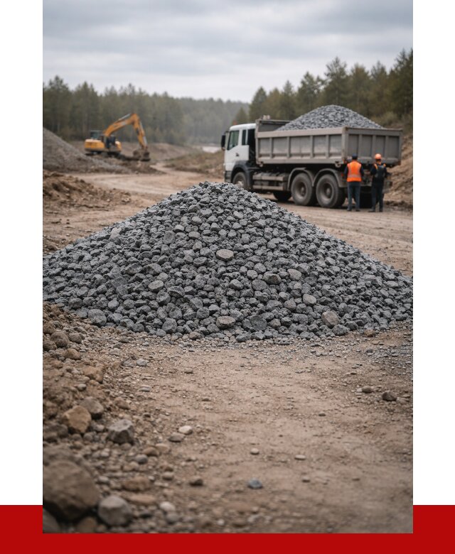 Щебень габбро диабаз фракция 40-70 в Белогорске от 2244 р-ПРОНЕРУДБгк