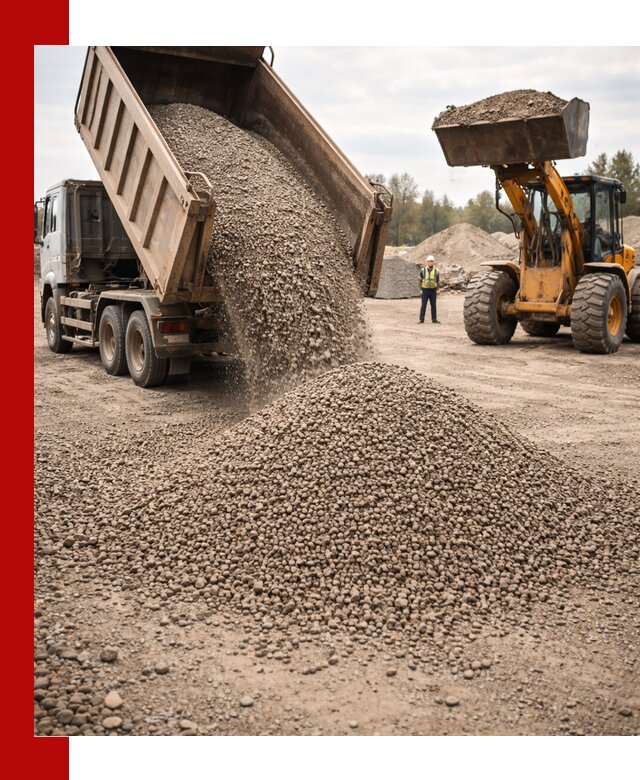 Гравийный щебень фракция 3–10 с доставкой в Белогорске