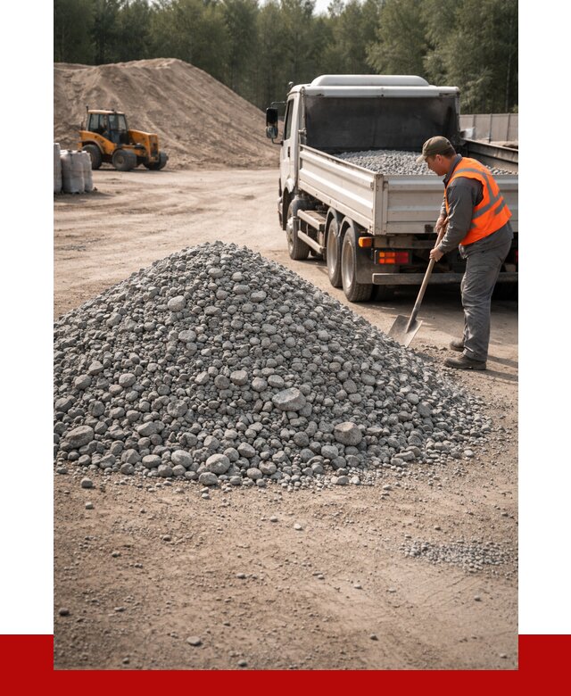 Гравийный щебень фракция 5-10 в Белогорске от 2244 р. | ПРОНЕРУДБгк