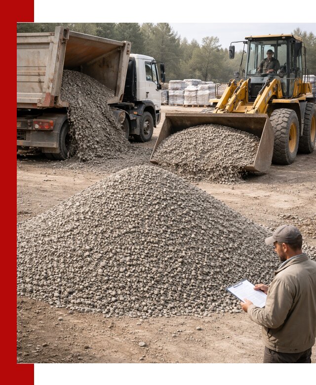 Гравийный щебень фракция 5–10 с доставкой в Белогорске