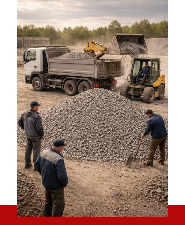 Гравийный щебень фракция 5-20 в Белогорске от 2448 р. ПРОНЕРУДБгк
