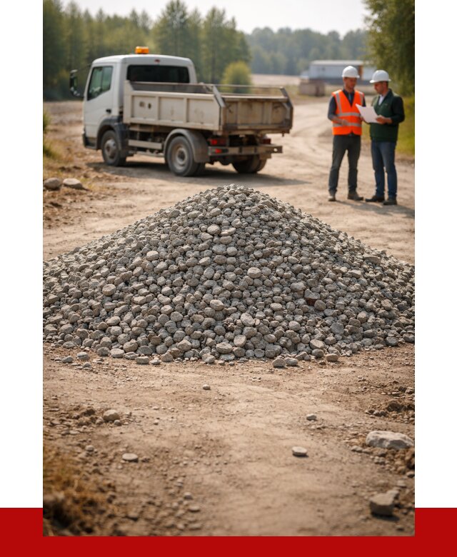 Гравийный щебень фракция 20-40 в Белогорске от 1224 р. | ПРОНЕРУДБгк