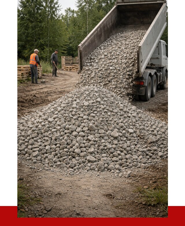 гравийный щебень фракция 70-120 в Белогорске от 2499 р. ПРОНЕРУДБгк