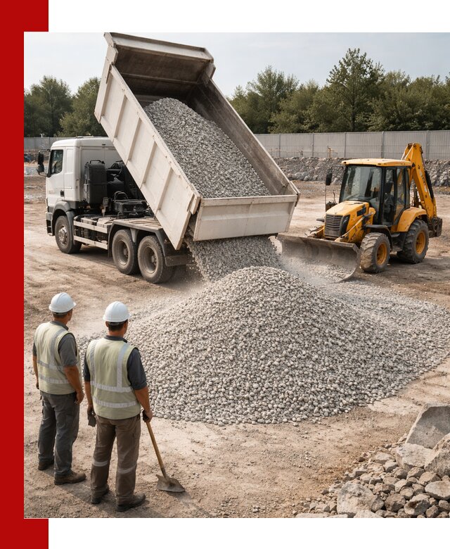 Купить известняковый щебень фракции 5–10 мм с доставкой в Белогорске