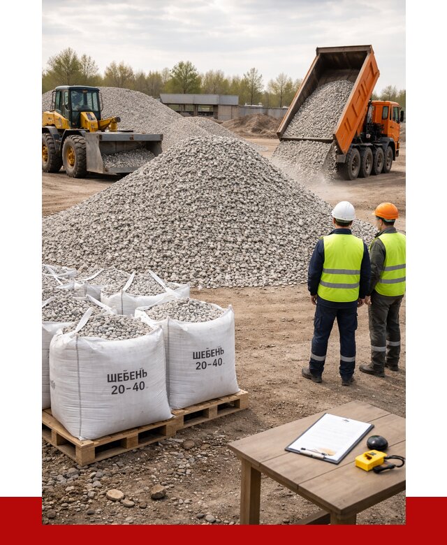 Известняковый щебень 20-40 в Белогорске от 2142 р. ПРОНЕРУДБгк