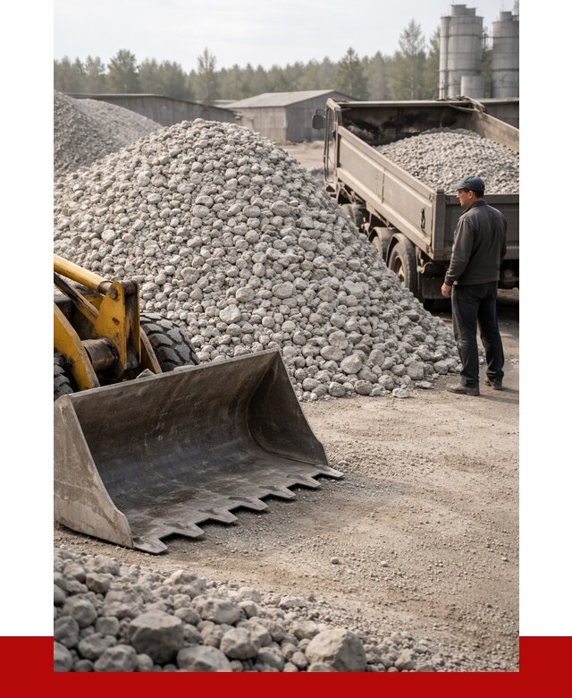 Известняковый щебень фракция 40-70 в Белогорске от 4285 р. | ПРОНЕРУДБгк