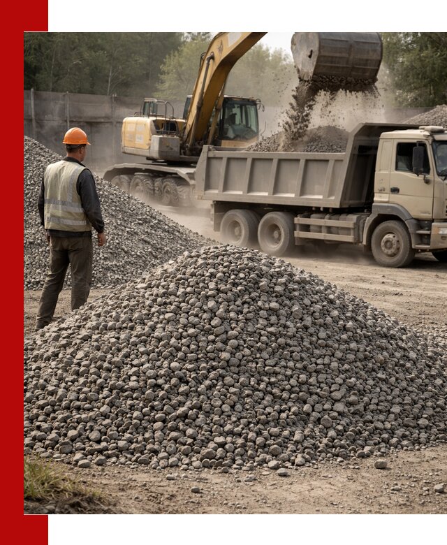 Шлаковый щебень фракция 5-20 с доставкой в Белогорске