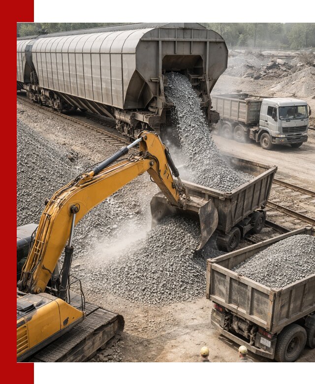 Доставка железнодорожного щебня в Белогорске крупными партиями быстрого отгруза