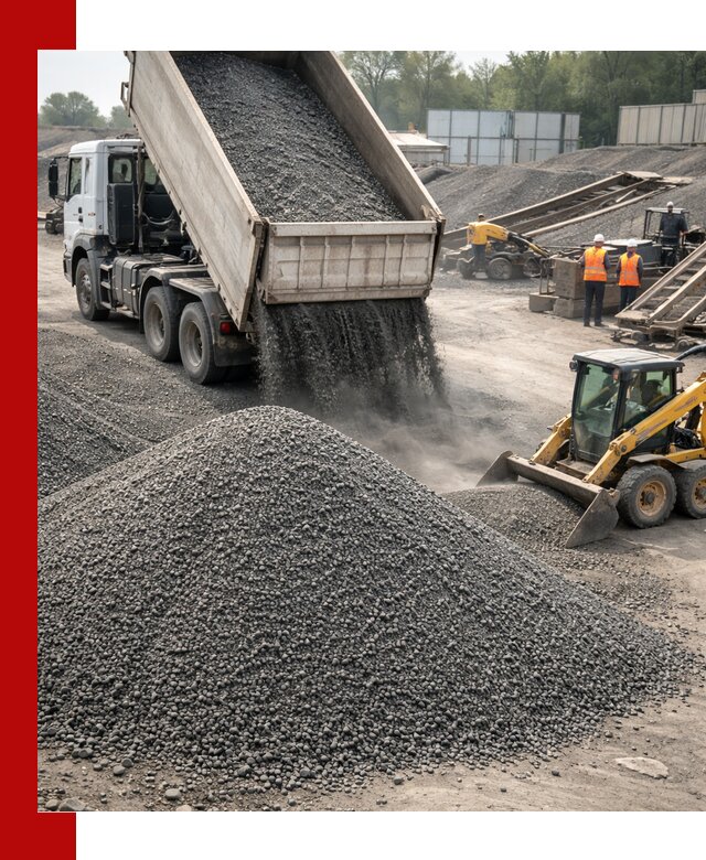 Вторичный щебень фракция 0–5 с доставкой в Белогорске