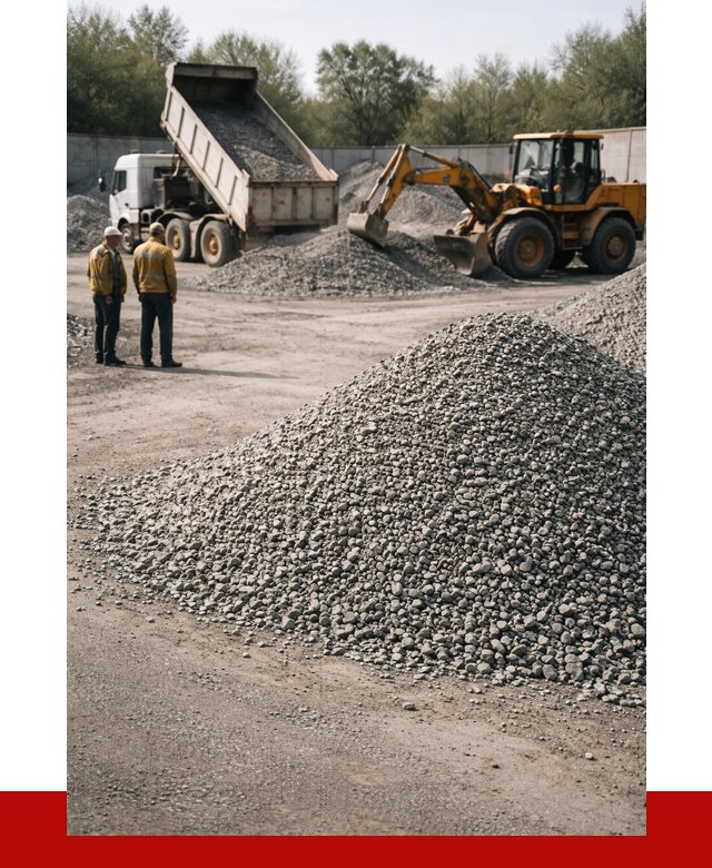 Вторичный щебень фр. 5-20 в Белогорске от 1632 р. - ПРОНЕРУДБгк