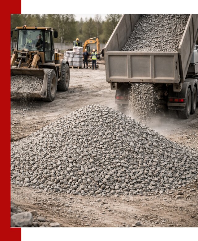 Вторичный щебень фракции 5-20 в Белогорске — доставка и продажа крупнотоннажно