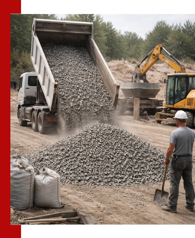 Доставка и продажа бетонного щебня в Белогорске