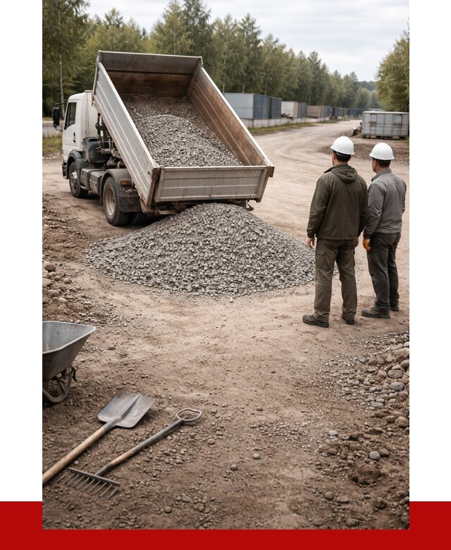 Бетонный щебень фракция 5-20 в Белогорске от 3265 р., ПРОНЕРУДБгк