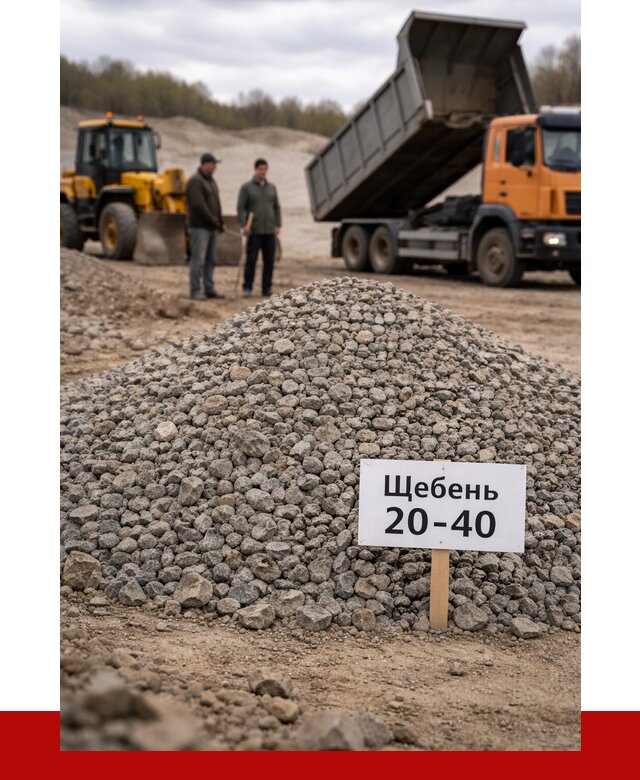 Бетонный щебень фракция 20-40 в Белогорске от 2499 р. | ПРОНЕРУДБгк