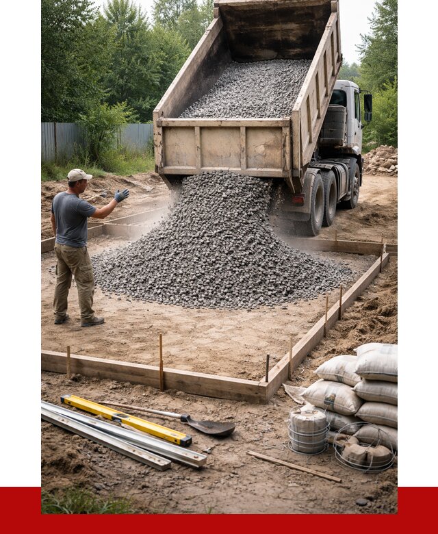 Купить щебень для фундамента в Белогорске от 4591 р. | ПРОНЕРУДБгк