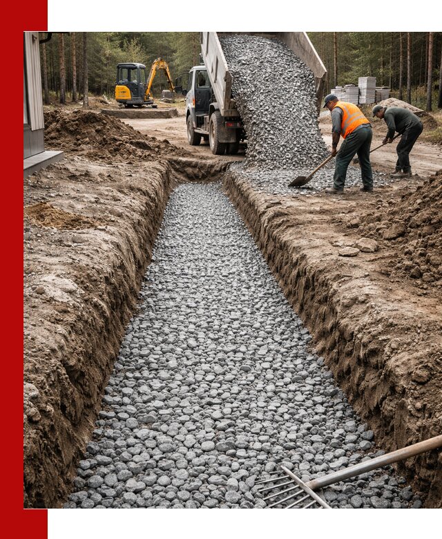 Щебень для дренажа с доставкой в Белогорске высокого качества