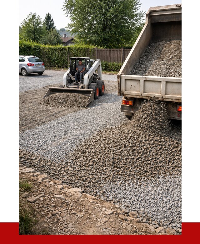 Щебень для парковки в Белогорске с доставкой от 1224 р.| ПРОНЕРУДБгк