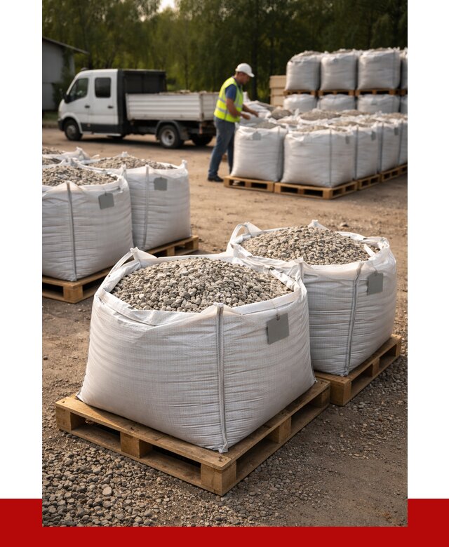 Щебень в мешках с доставкой в Белогорске от 4285 р. | ПРОНЕРУДБгк