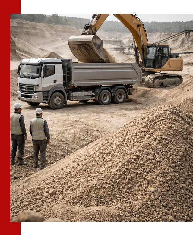 Карьерный крупнозернистый песок с доставкой в Белогорске