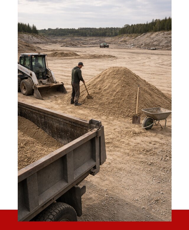 Карьерный песок среднезернистый в Белогорске, от 2244 р. ПРОНЕРУДБгк