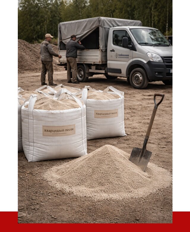 Кварцевый песок для пескоструя в Белогорске от 4591 р. | ПРОНЕРУДБгк