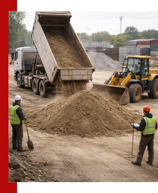 Доставка и продажа пескогрунта оптом и в розницу в Белогорске