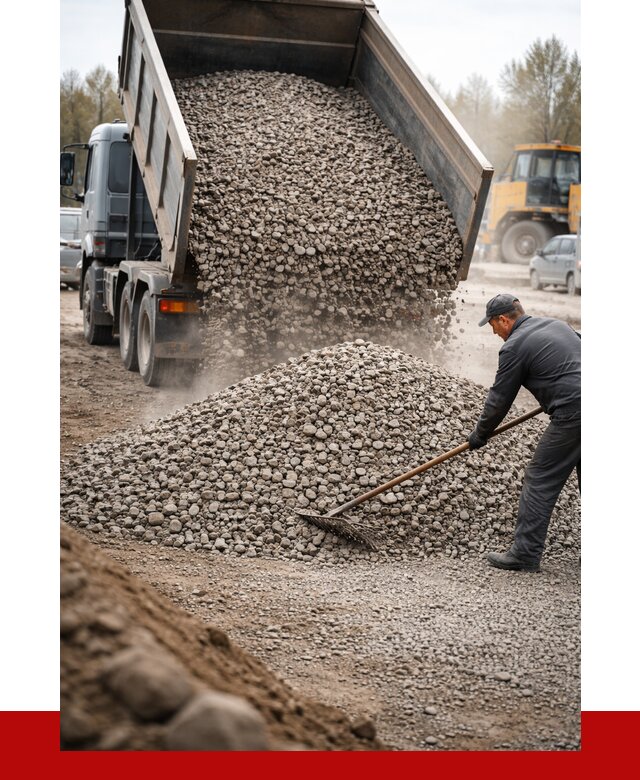 Гравий фракция 20-40 в Белогорске от 2551 р. доставка | ПРОНЕРУДБгк