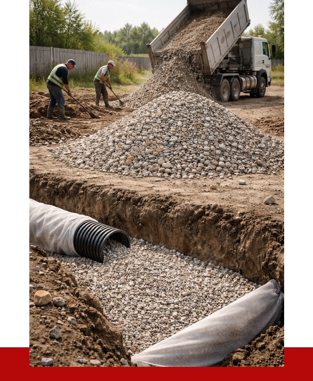 Гравий для дренажа в Белогорске от 2244 р., доставка ПРОНЕРУДБгк