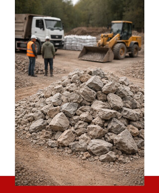 Купить бутовый камень с доставкой в Белогорске от 2346 р. | ПРОНЕРУДБгк