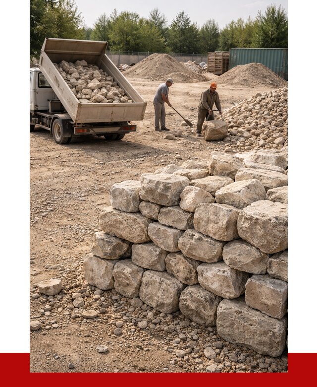 Бутовый камень известняковый в Белогорске от 4285 р. | ПРОНЕРУДБгк