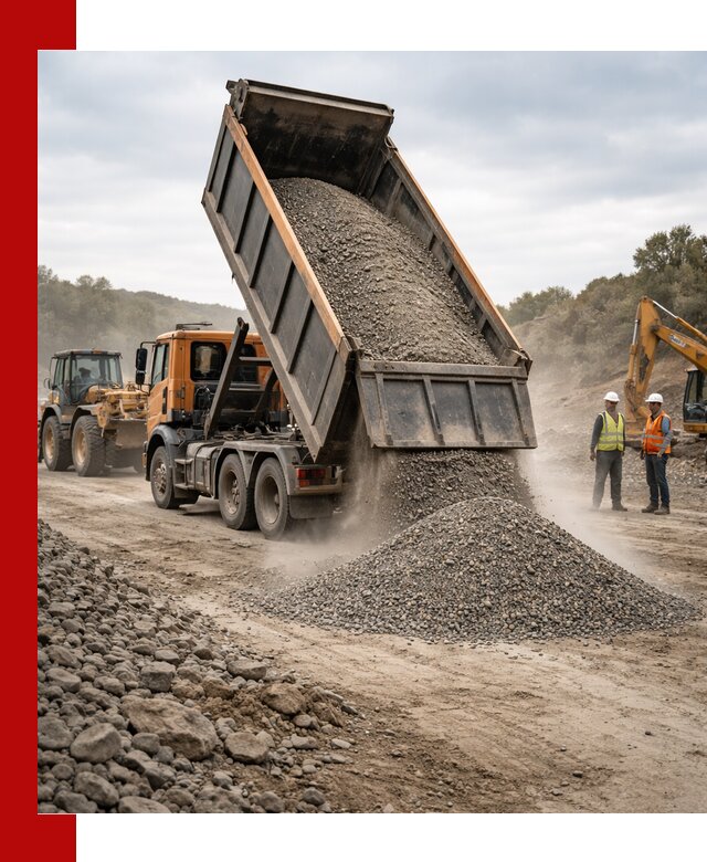 Щебёночно-песчаная смесь ЩПС С1 с доставкой в Белогорске