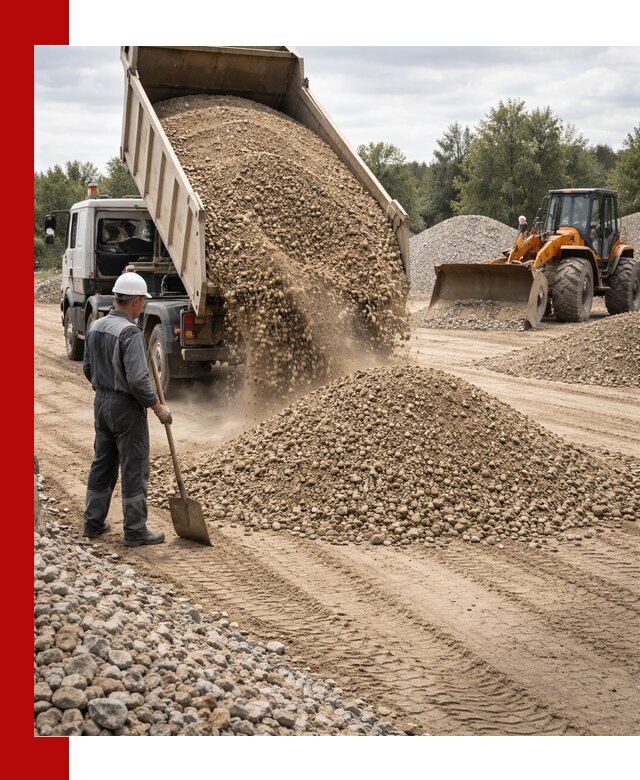 Доставка щпс С3 в Белогорске самосвалами и бортовыми грузовиками