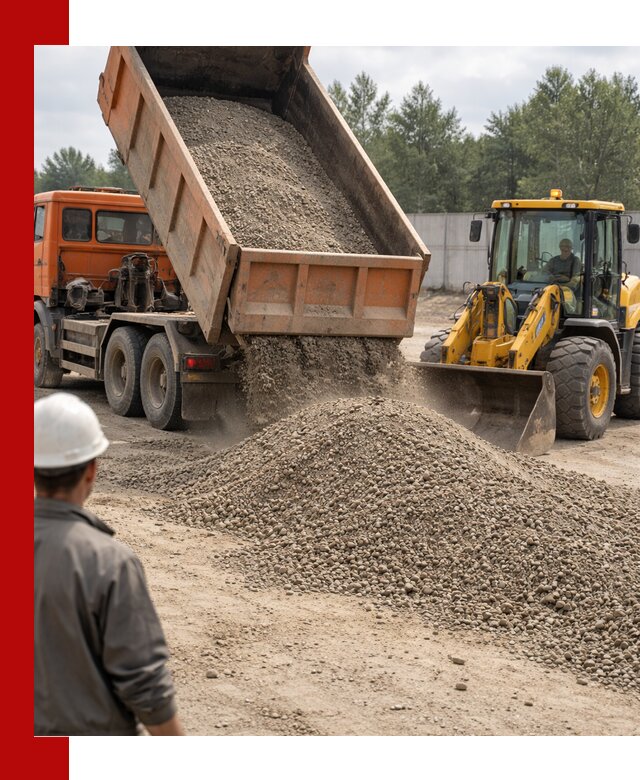 Доставка щпс С8 самосвалами в Белогорске от производителя