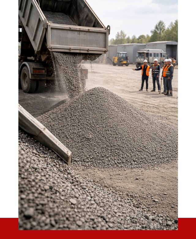 Гравийный отсев 0-5 в Белогорске от 1224 р. с доставкой | ПРОНЕРУДБгк