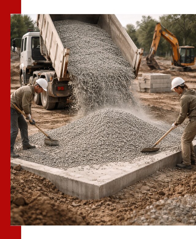 Доставка и продажа отсева для бетона в Белогорске