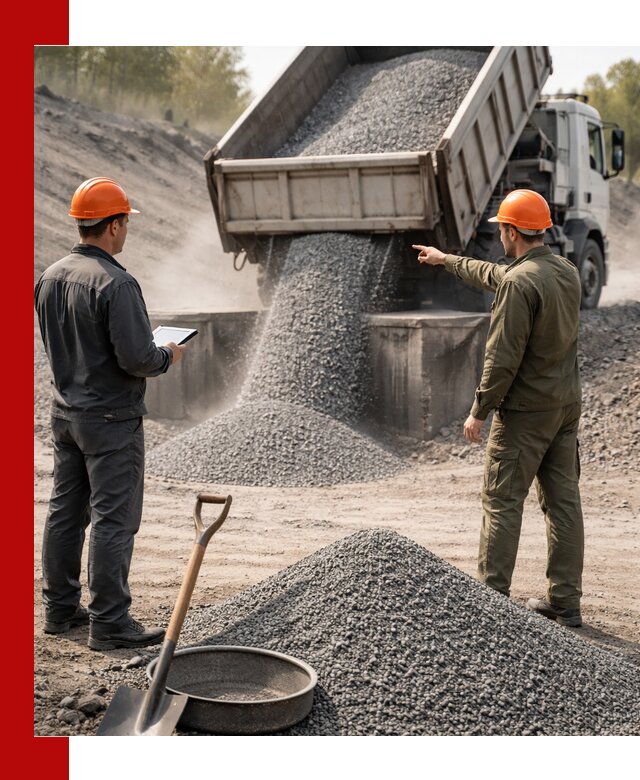 Гранитная крошка фракция 2-5 доставка в Белогорске