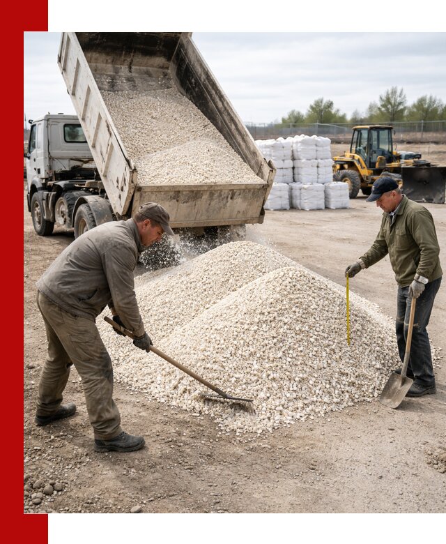 Мраморная крошка с доставкой и разгрузкой в Белогорске