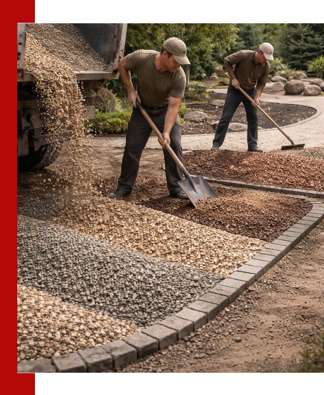 Декоративная крошка для ландшафта в Белогорске — продажа и доставка