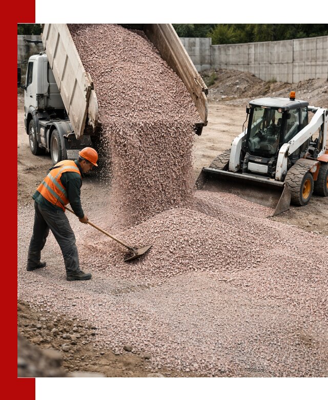 Крошка розовый гранит с доставкой в Белогорске от производителя