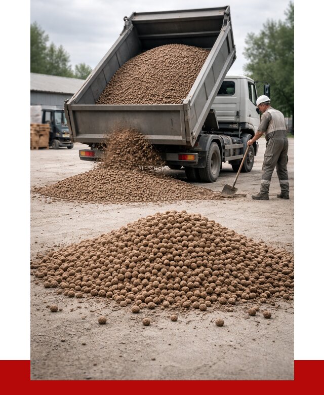 Керамзит с доставкой в Белогорске от 4285 р. за м3 | ПРОНЕРУДБгк